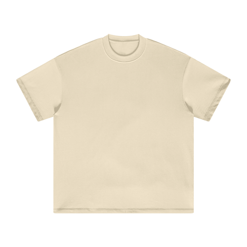 beige t-shirt on a white background