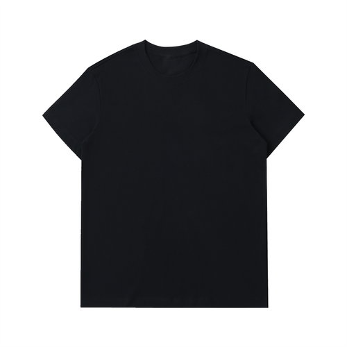 Black t-shirt  on a white background